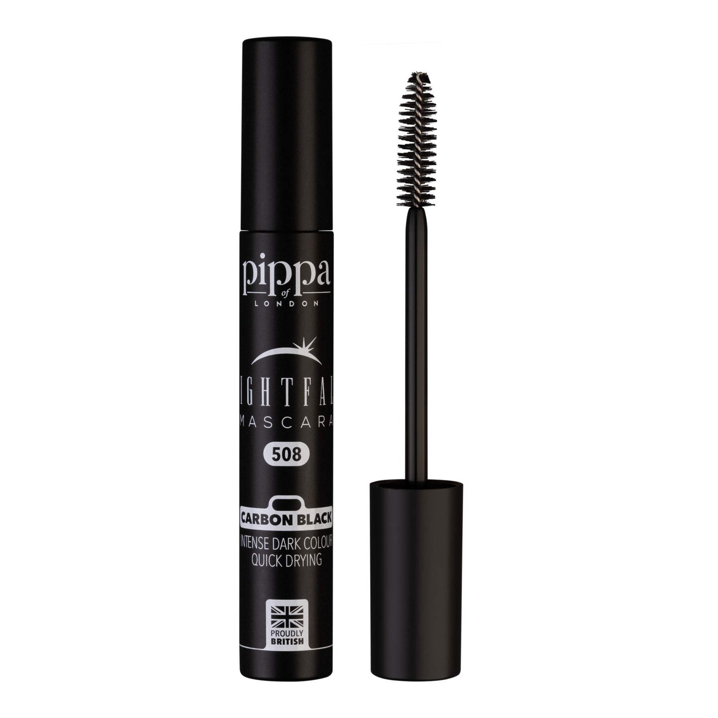 Pippa Of London Pippa of London Nightfall Mascara Black 508 - Clump Free Lengthening and Volume Mascara