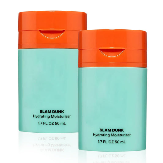 2PCS Bub~ble Skincare Slam Dunk Hydrating Moisturiser for Normal to Dry Skin, Face Moisturiser with Vitamin E and Aloe Vera Juice, Daily Hydration Cream for Radiant Complexion