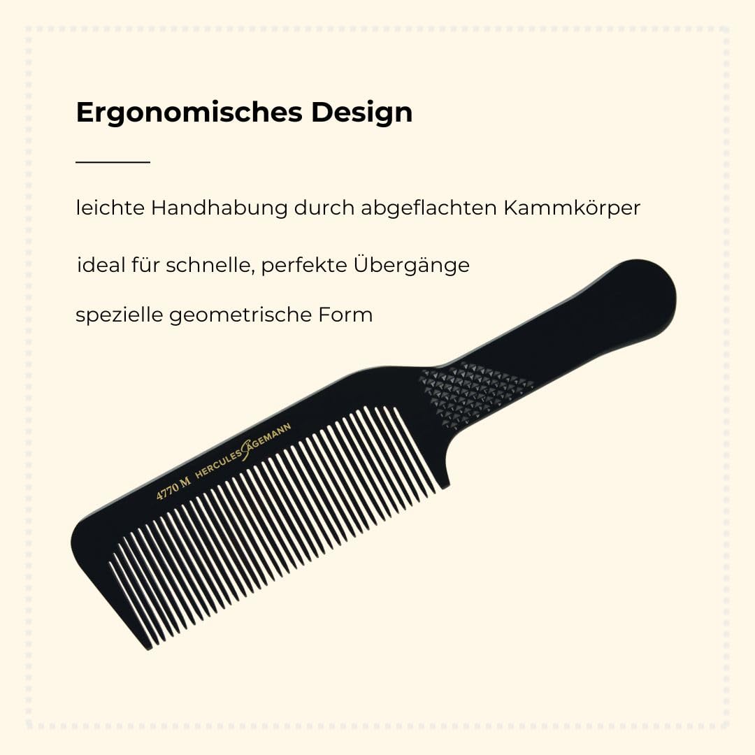 Hercules Sägemann Hercules sagemann Clipper Cutting Comb, Length-24 cm black