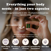 Extracted Multee High Potency Multivitamin for Women & Men, 60 Capsules