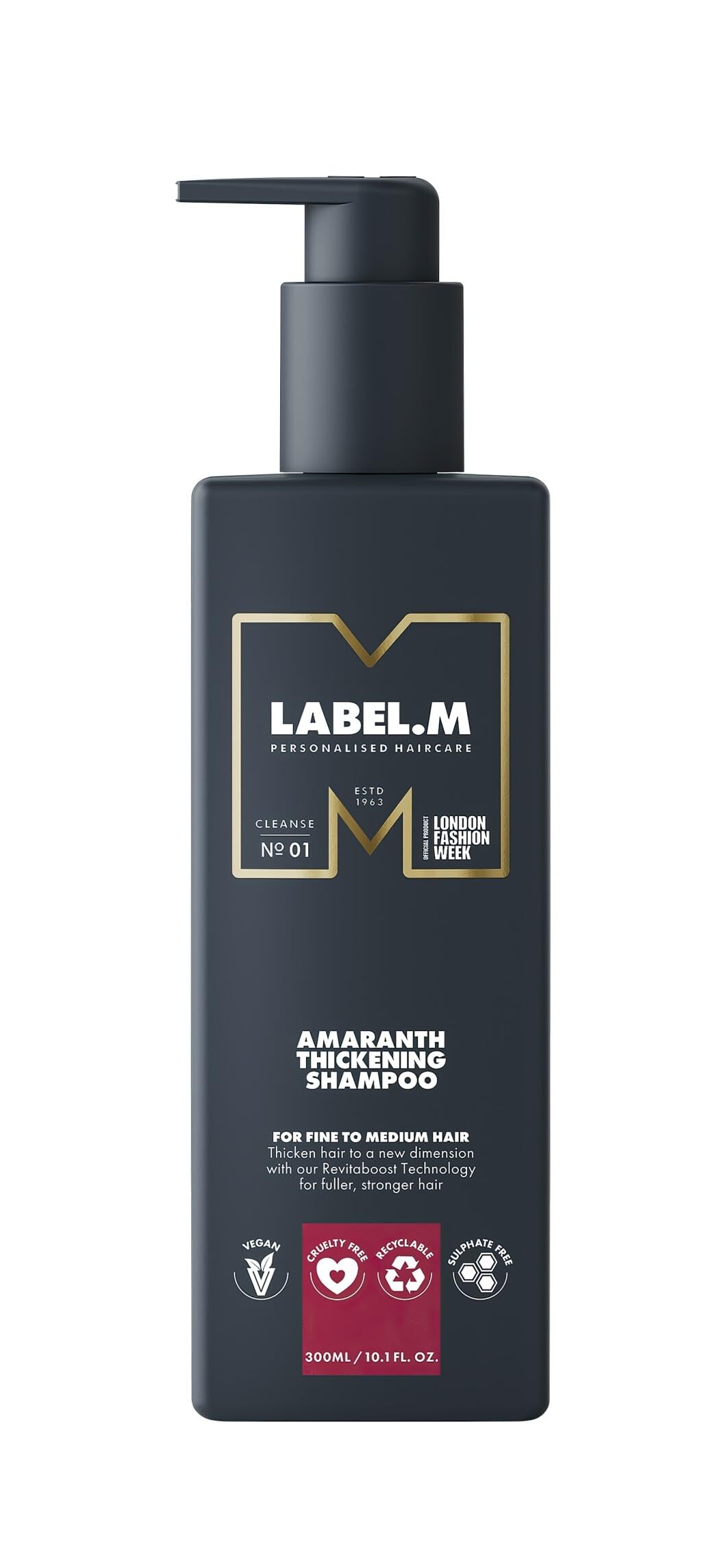 label.m LABEL.M Amaranth Thickening Shampoo 300ml