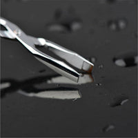 LNYMZD Silver Stainless Steel Eyebrow Scissors Tweezers,Elbow Pliers Clip Scissors,Flat Tip Tweezers Hair Plucker Hair Removal, Shave and Removal Women's