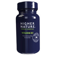 HIGHER NATURE Higher Nature - Vitamin D3 - Supports Immunity - Supports Muscle Function - The Sunshine Vitamin - 120 Capsules