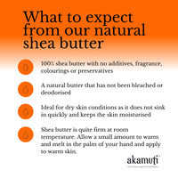 Akamuti Organic Virgin Shea Butter 160 gram