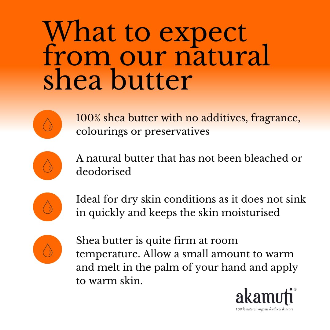 Akamuti Organic Virgin Shea Butter 160 gram