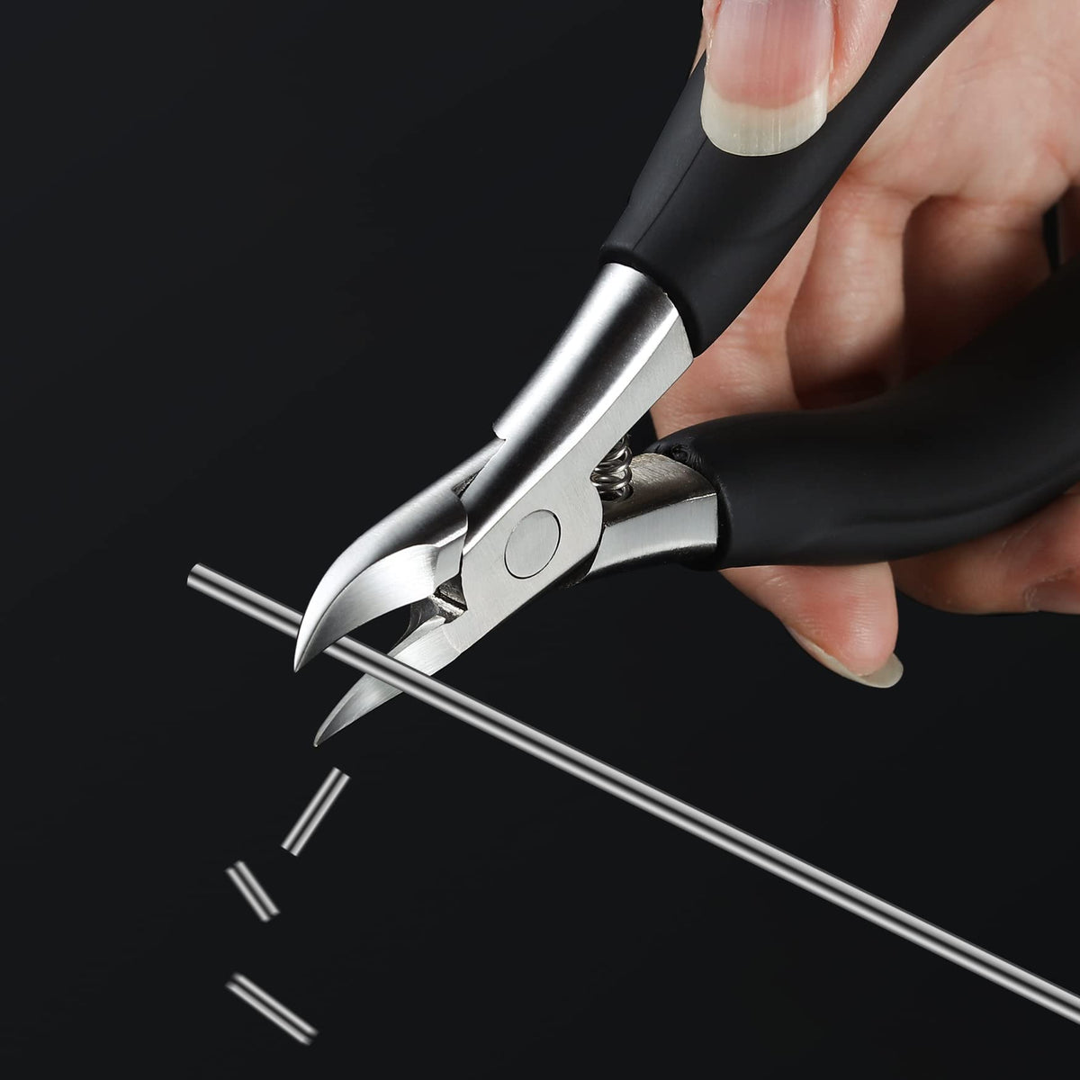 BEZOX Toe Nail Clippers Trimmer for Thick or Heavy Duty Toe Nail Nipper - Thick Fungus Ingrown Fingernail Clipper - with Soft Grip and Metal Gift Boxes