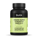 Bulk Vegan Super Strength Omega 3 Softgels, 1200 mg, Pack of 60