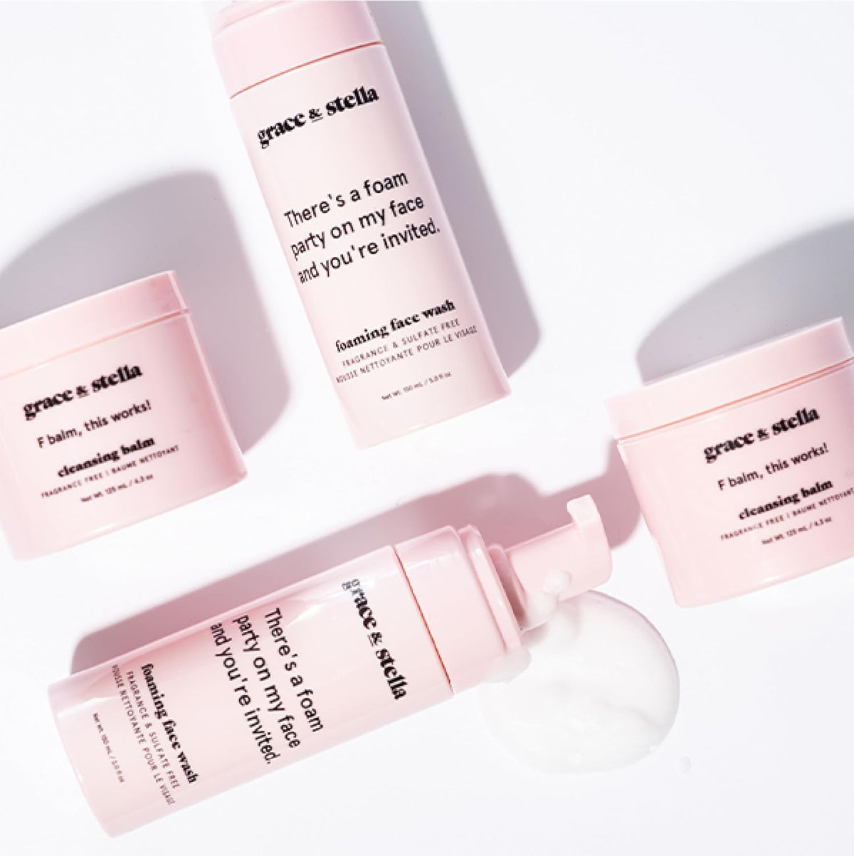 grace & stella Makeup Melt Cleansing Balm - Vegan - Makeup Cleansing Balm - Makeup Remover Balm (125 ml) by grace and stella