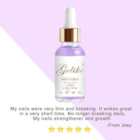 Gelike ec Organic Cuticle Nail Oil 15ml Vitamin B& E Essential Oil Moisturize with Convinient Dropper Design, Nail Cuticles Oils Treatment Damaged Dry for Nail Care Repair Growth (Lavender)