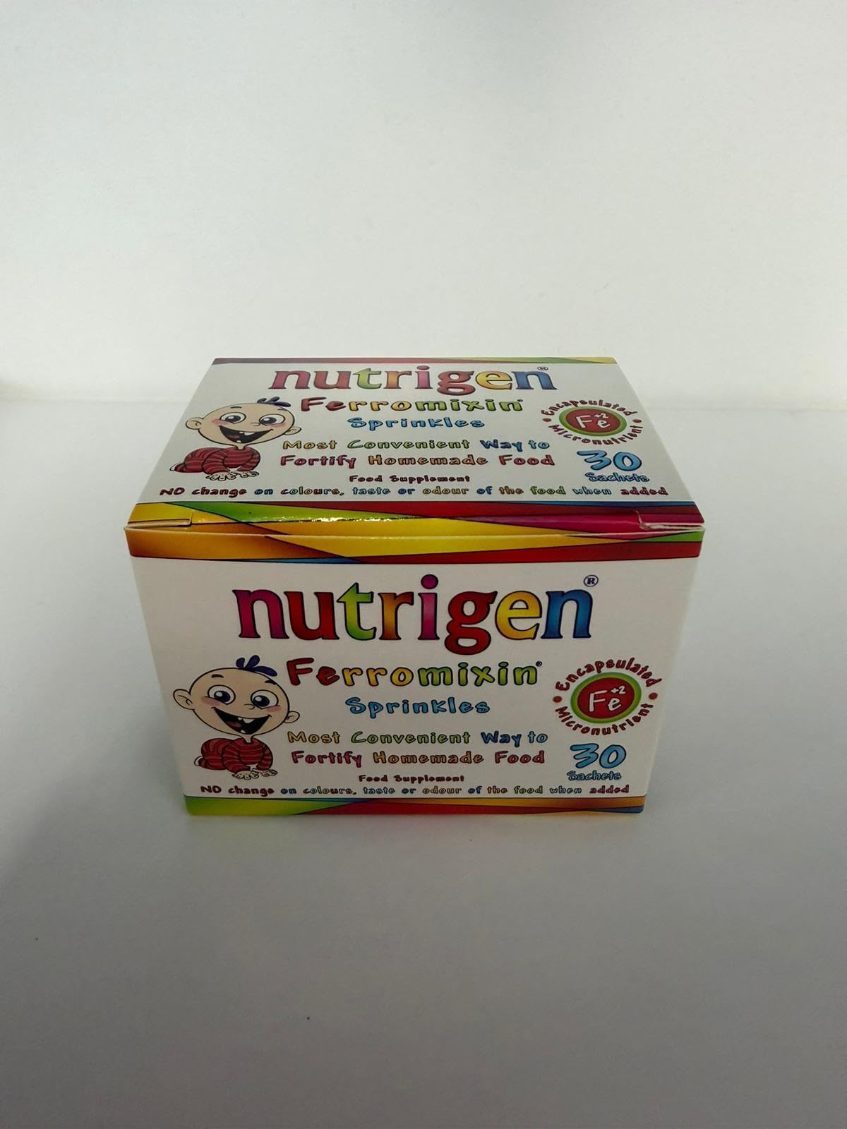Nutrigen Ferromixin Sprinkles – Iron & Micronutrient Powder for Babies & Toddlers, 30 Sachets