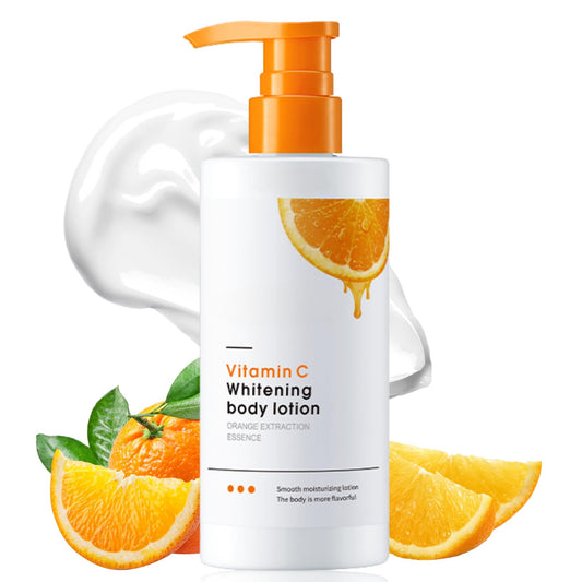 Vitamin C Body Lotion – Brightening & Hydrating Body Moisturiser – Vitamin C Cream for Uneven Skin Tone – Smooth, Radiant & Nourished Skin – Daily Body Care for Dry & Dull Skin 300ml