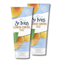 beauty mix ST. Ives Blemish Control Apricot Scrub, 150 ml, Pack of 2 - Deep Cleansing, Exfoliating Formula with 100% Natural Exfoliants for Clearer, Radiant Skin and Effective Blemish Control