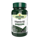 Natures Aid Vitamin K2 100mcg with Vitamin D3 – High Strength MenaQ7 Formula – Supports Bone Strength, Calcium Absorption, Muscle Function – Vegan, Gluten Free, Non-GMO – 30 Capsules