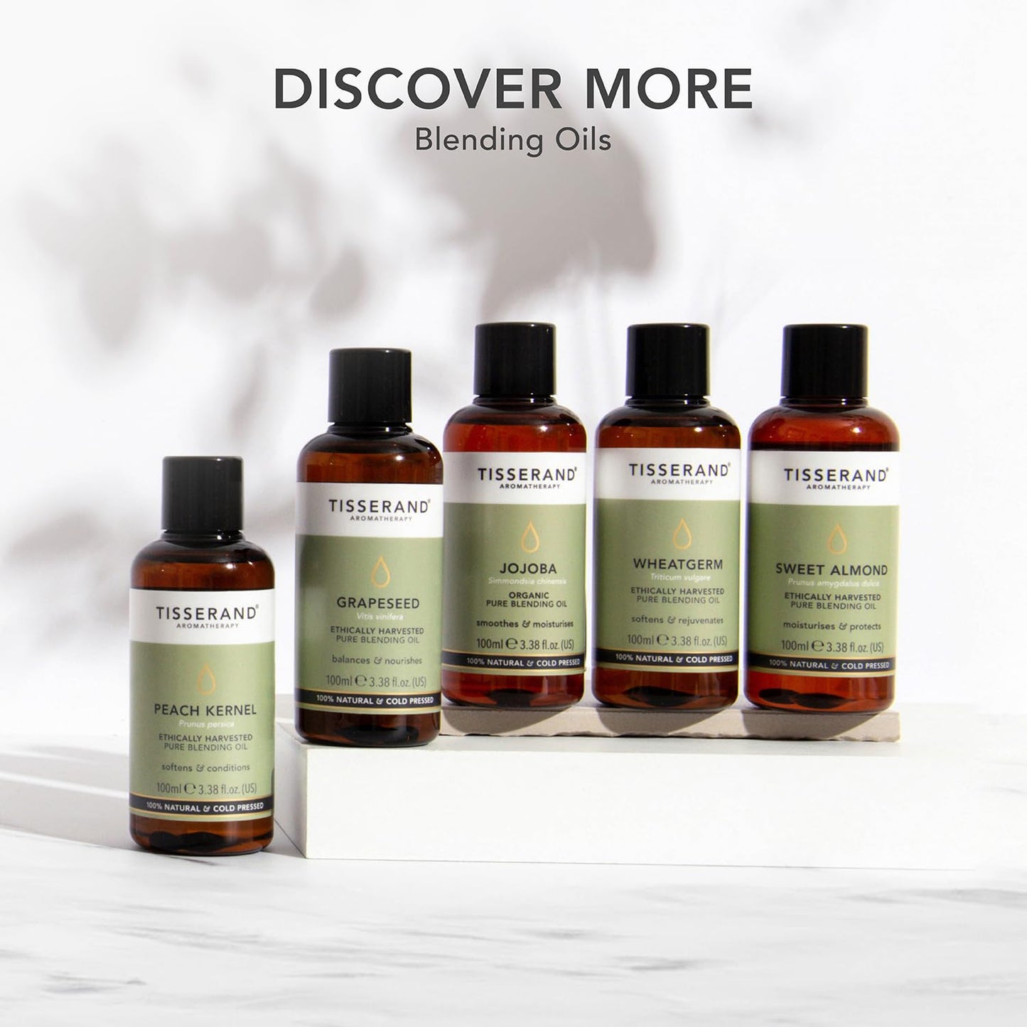 Tisserand Aromatherapy - Grapeseed Oil - Ethically Harvested Carrier Oil - Face and Body Blending Oil - 100% Natural and Pure Carrier Oil for Essential Oils Mixing