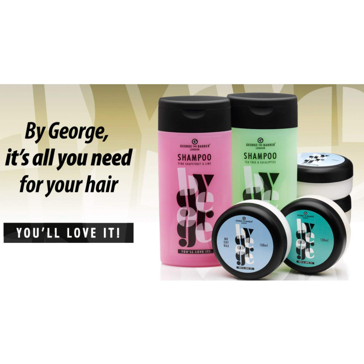G GEORGE THE BARBER LONDON George the Barber, Tea Tree and Eucalyptus Invigorating Shampoo for Men