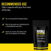 Nuke Nutrition Berberine Supplement 500mg | 60 Capsules