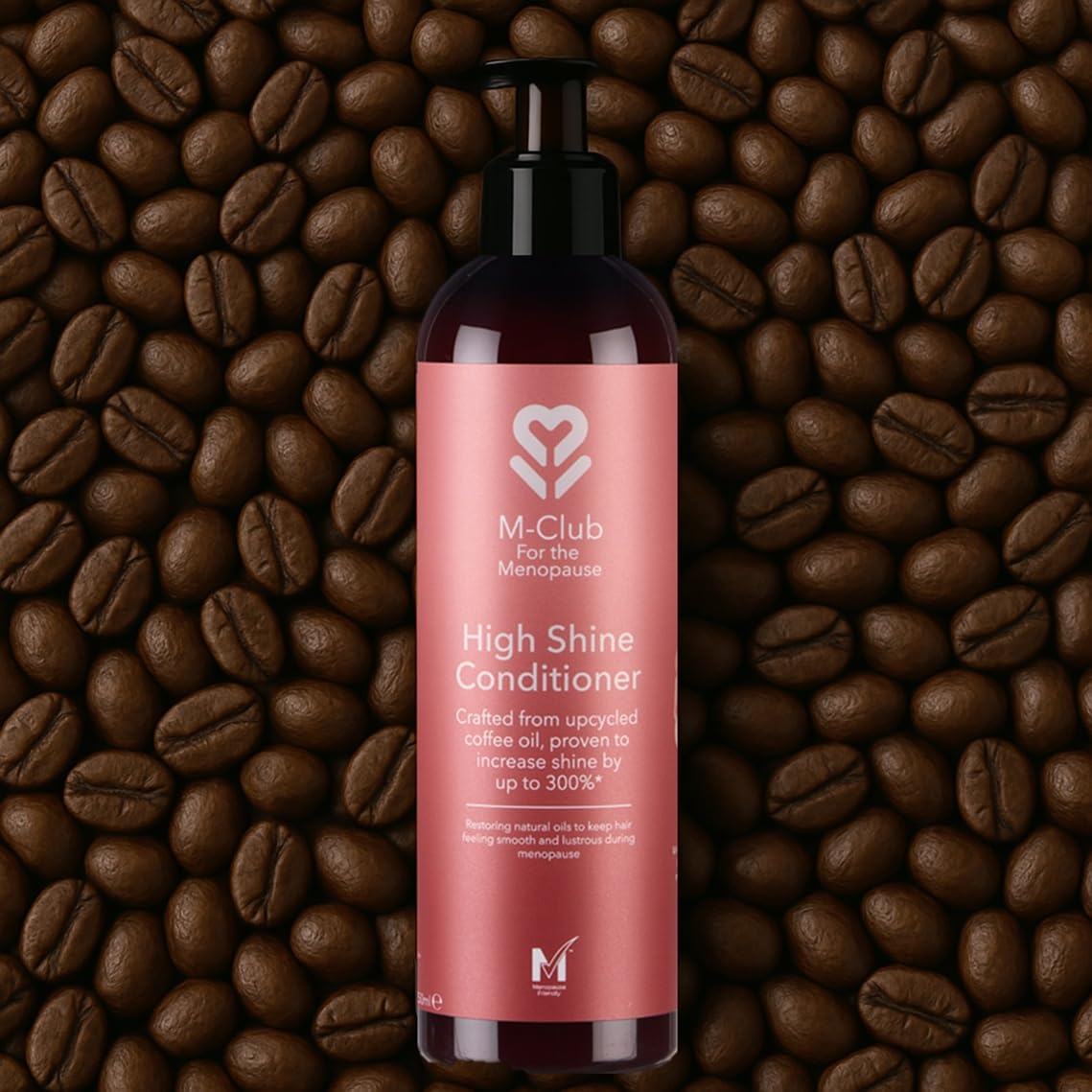 M-Club Menopause Shampoo & Conditioner Duo Pack - For Women Strengthens & Hydrates Menopause Hair – Made From Upcycled Coffee Oil Shampoo Conditioner for Menopausal Hair - Vegan Eco Formula – 2x 250ml