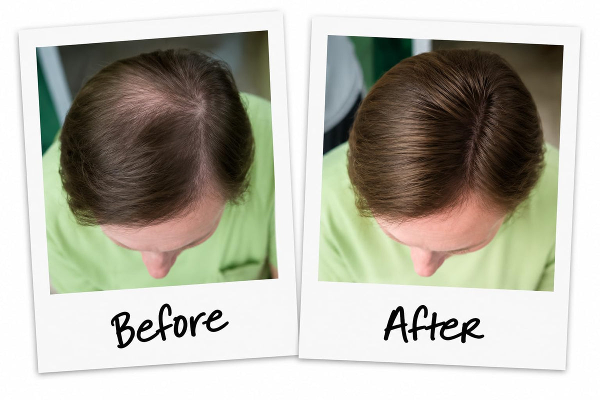 3D Hair Fibres | Hair Powder for Thinning Hair 10g Bottle | Makes Thin Hair Look Thicker in Seconds | Hair Loss Concealer For Women & Men (Dark Brown)
