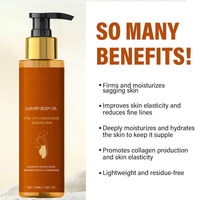 Magic Firming Body Oil, Magic Luxury Body Oil With Lavender & Rosehip, Skin Tightening & Hydrating Body Oils For Arms, Thighs & Abdomen,Lightweight, Non-Greasy Moisturiser For Silky Smooth Skin