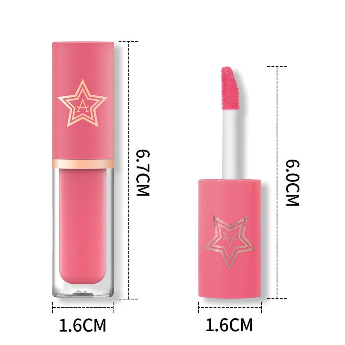 LYNTYAOU Light Pink Matte Lip Stick, Matte Rose Pink Liquid Lipstick for Women, Longlasting Silky Smooth Full-Coverage Non-fading Lipsticks, Waterproof Non-Sticky Tinted Lip Balm for Women