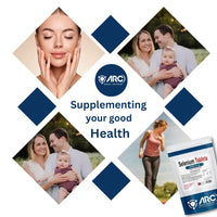 ARC) HEALTH+NUTRITION WWW.ARCHEALTHNUTRITION.CO.UK Selenium 200mcg 360 Supplement Tablets for Men & Women Vegetarian & Vegan Trace Mineral - Made in UK