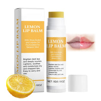 SHEBEEDO Lemon and Turmeric Lip Lightening Balm for Dark Lips, Effortlessly Hydrating & Brightening Lip Repair Balm, Lip Exfoliator Scrub for Softening & Moisturizing，Pigmentation Corrector