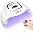 BEENLE UV LED Nail Lamp 150W, Professional Nail Dryer Gel Polish Light, UV Nail Light With 4 Timer Setting, Nail Polish Curing Gel LED Dryer, Professional Nail Art Tools With Automatic Sensor, LCD Display