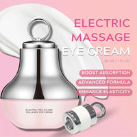 Orknglowy 2PCS AH-8 Firming Neck Cream & Electric Massage Eye Cream - Neck and Eye Cream Bundle Tightening & Revitalizing Set for Firm and Smooth of Fine Lines, Anti-Wrinkle, Moisturizing, Day & Night Use