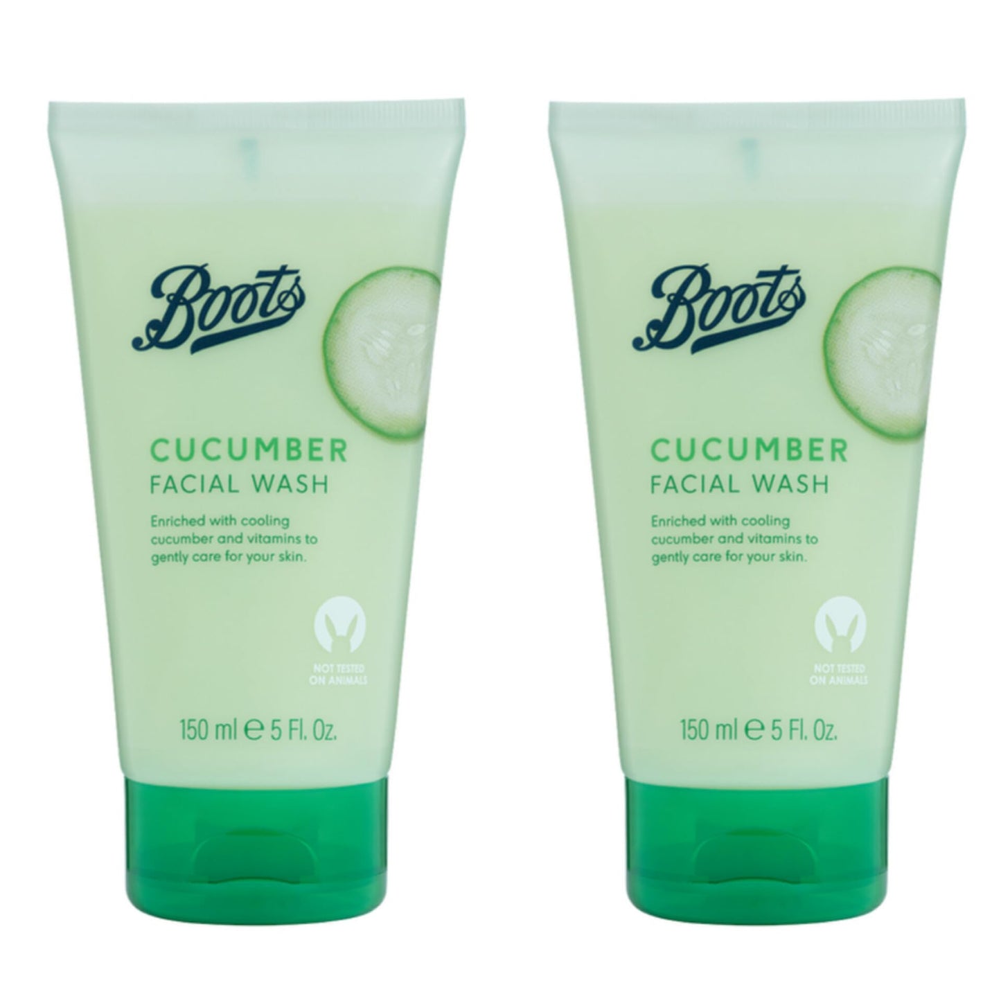 BOOTS | Cucumber Facial Wash | 150mL [ x2 Pack ]