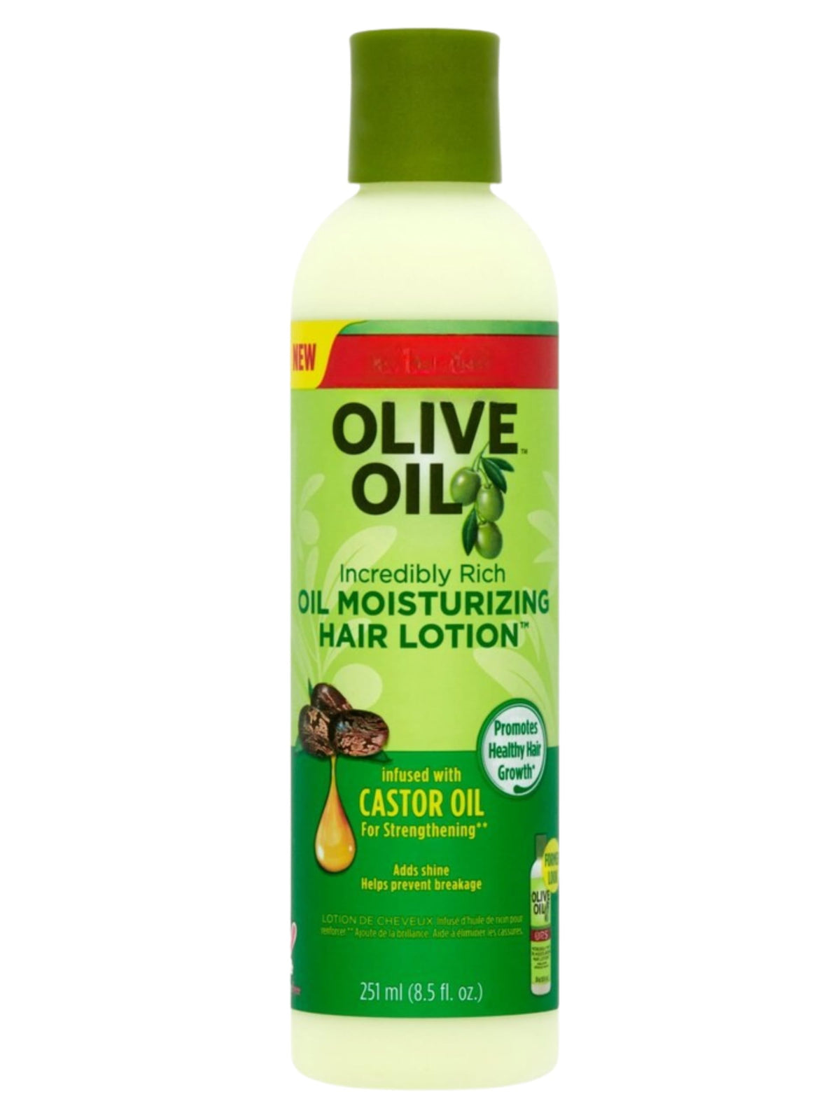 KEEP IN STYLE! Olive Oil Incredibly Rich Moisturizing Hair Lotion of ORS– Hydrating & Strengthening Hair Treatment w/Castor Oil, Heat Protection, Frizz Control, and Shine for Dry, Curly, Hair (Pack of 1)