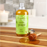 Di Palomo White Grape & Aloe Bath Honey 300ml. Bath Oil & Bubble Bath Blend. Shower Gel with Moisturising Skin Care. Luxury Body Wash Relaxation Gift for Women. Pamper Gifts for Her.