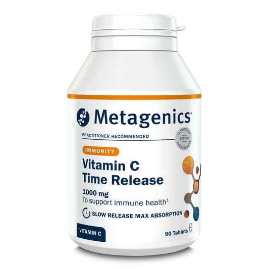 Metagenics - Vitamin C 1000mg Time Release - Optimal Bioavailability and Gentle Digestion - 90 Tablets