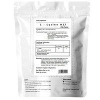 UKHealthHouse L-Lysine Powder, High Potency Essential Amino Acid, Vegan, Food Supplement, Premium Amino Acid Range, Gluten Free (250g)