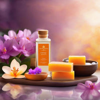 Cielche Hnadmade Saffron Soap Bar 150 gr Wrinkles, Acne And Pimples, Moisture Balance, Birthmarks, Sunspots, Repair