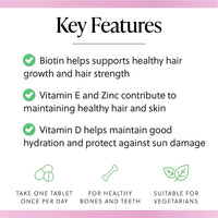 Millions & Millions - Hair, Skin & Nails Multivitamin Gummies • Maintenance of Hair, Skin & Nails • Suitable for Vegetarians • 30 Gummies • 1 Month Supply