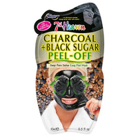 7th Heaven Charcoal & Black Sugar Peel Off Face Mask, Deep Cleansing, Detoxifying, Hydrating and Vegan Peel Off Mask - Genuine 7th Heaven Face Masks Skincare
