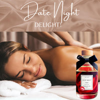 BELLALISIA Luxurious Massage Oils for Date Night, Premium Vanilla Body Oil Perfect Presents for Men & Women as Valentines Day Gifts. Natural Sensual 120ml Massage Oils for Relaxing Fun Date Night Ideas.
