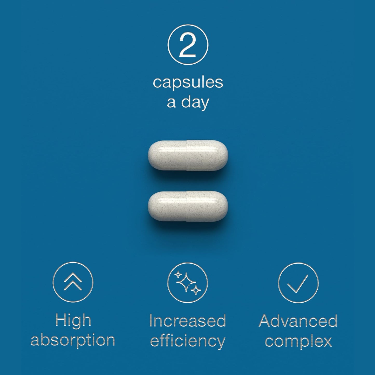 SuperSelf Magnesium Glycinate Supplement - 1500mg Magnesium Bisglycinate Capsules with Zinc & Vitamin B6-120 Tablets High Strength Complex - 300mg Chelated Supplement with Zinc - Advanced Absorption - UK Made
