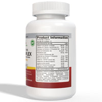 Supplement Tree Bioactive B Complex with Vitamin C – Methylated B12, Folate (5-MTHF), B6 P5P, PABA, Choline, Inositol – High Strength, 90 Vegan Capsules – Non-GMO