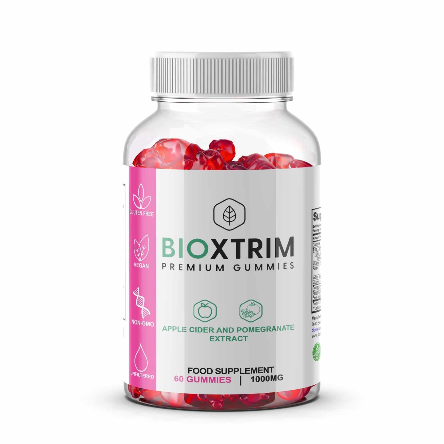 Slim Warriors BioXtrim Gummies to Support Weight Management - All Natural - New & Sealed - Vegan - 1 Bottle