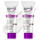 Muiefe 2Pcs Sunscreen SPF 100+, Sun Cream SPF 100 PA+++, Sunscreen Lotion For Body & Face, High Protection Against UVA & UVB, Water & Sweat Resistant, Non-Greasy, Long-Lasting Moisturizing Sun Care