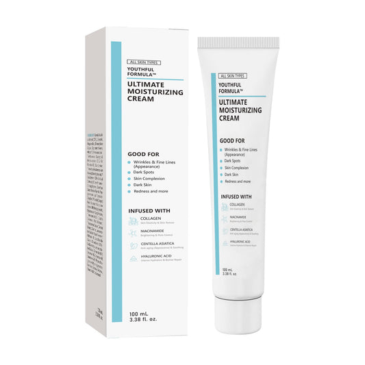 Generic Glowage Repair Moisturising Cream, Glowage Repair Moisturising, Youthful Formula Ultimate Moisturizing Cream For All Skin Types, With Collagen And Hyaluronic Acid, 100ml
