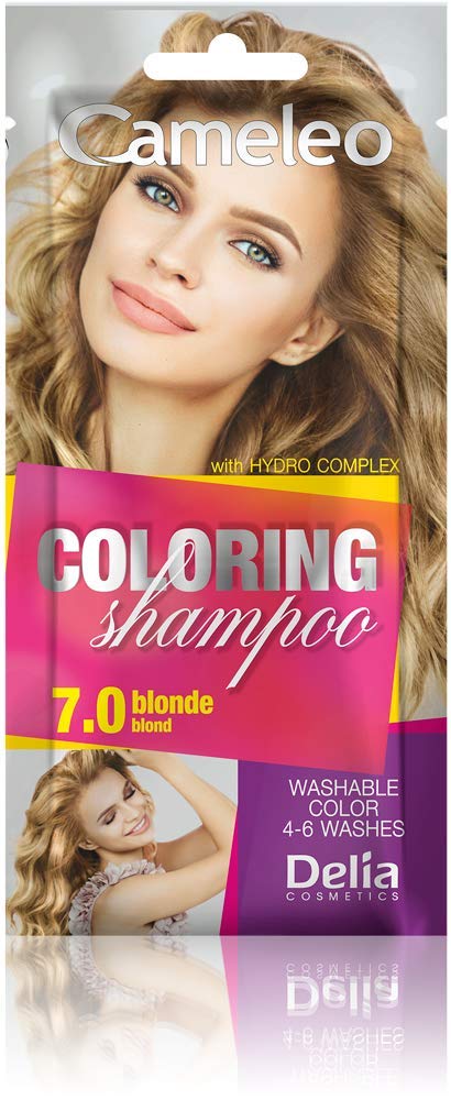 Cameleo - Coloring Shampoo - Blonde - Quick and Easy Color Refreshing - Washable Coloring - Tone In Tone - 40ml