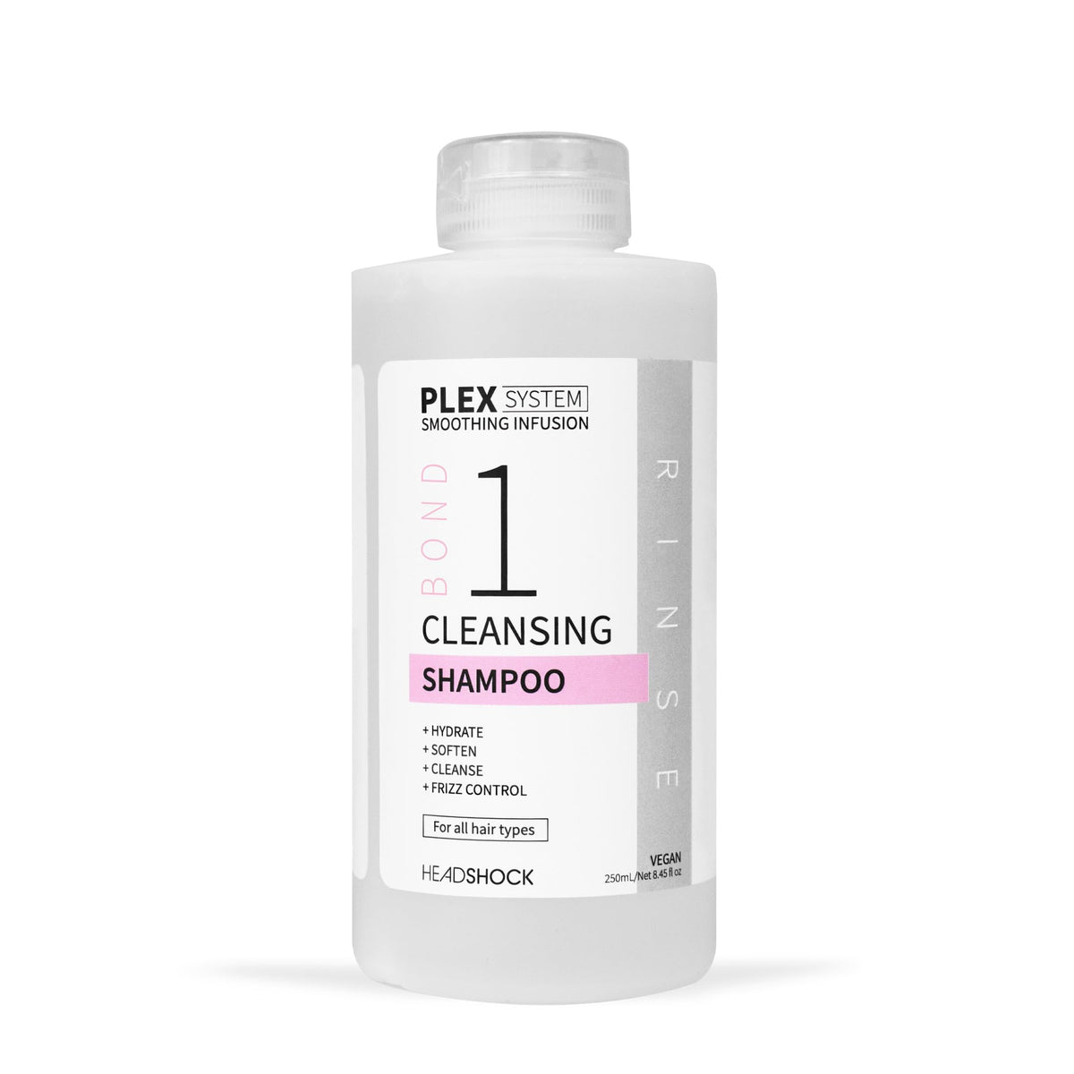 Headshock Plex System Smoothing Infusion | No1 Cleansing Shampoo | 250ml