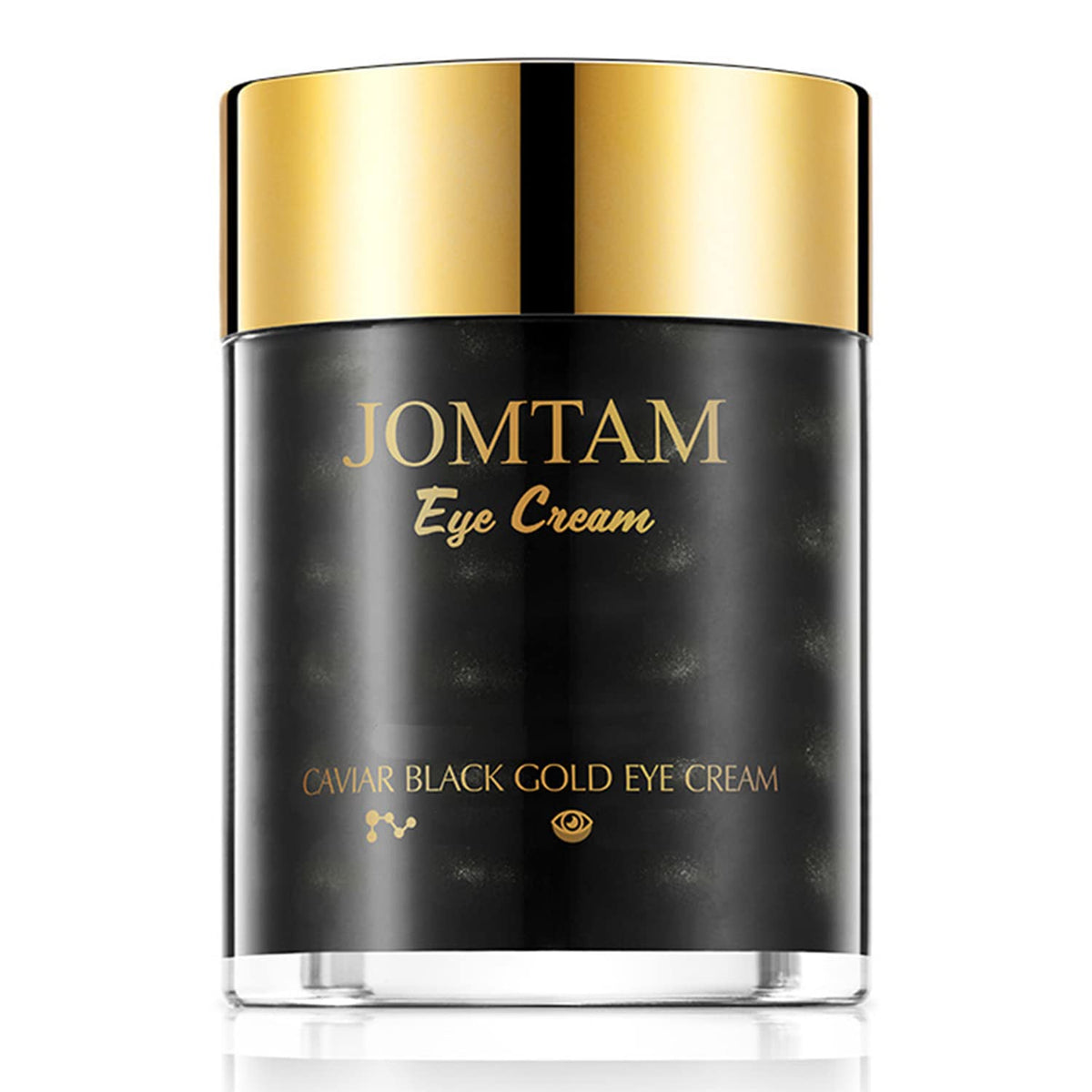 JOMTAM Caviar Black Gold Moisturizing Eye Cream Skin Rejuvenation Dark Circles Smoothing Wrinkles 60g