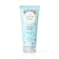 Generic Derma Clean Hand & Face Cream with Oat Extract & Vitamin F – Moisturizing, Anti-Inflammatory, Brightening & Fast-Absorbing Formula, 75ml