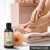 AROMATIKA trust the power of nature Hemp Oil 250ml - 100% Natural & Pure Cold Pressed Carrier Oil - Used for Skin Care - Haircare - Massage - Cosmetics - Aluminum Bottle - Oils Hemp
