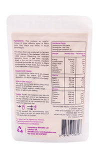 SelvaBio Triple Maca Root Powder, Gelatinised, Certified Organic, Black Red & Yellow Blend, Single Origin, Peru, Vegan, for Smoothies, Shakes & Baking, 250 g