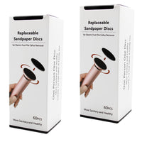 120pcs Foot File Replacement Pads Sandpaper Discs for Electric Hard Skin Callus Remover, Coarse 80 Grit+Fine180 Grit