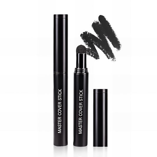 DMQ Root Touch Up Stick, Hair Root Dye, Black Hairline Powder,Quick Cover Grey Hair Root,Waterproof & Long Lasting,Hairline Powder Stick for Women Men